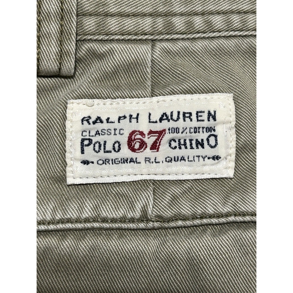 Vintage Y2K Polo Jeans Company Ralph Lauren Shorts Cargo 67 Twill Men 36 - Picture 11 of 11